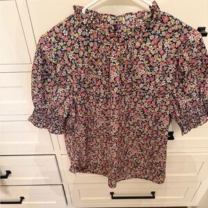J Crew Floral Top